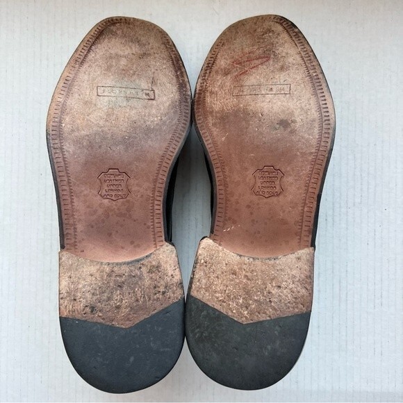 Florsheim Black Leather Cap Toe Lace Up Oxford Shoes Men 11 D Dress Work Classic - Picture 13 of 15